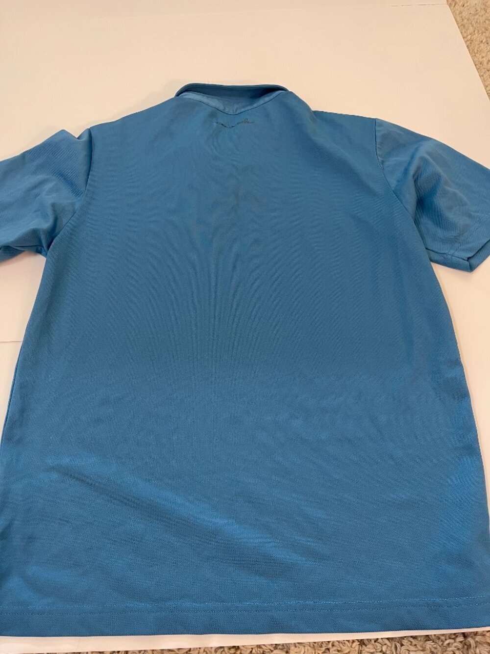 TravisMathew Blue Colorblock Golf Polo Shirt Men’s Small - Picture 6 of 9